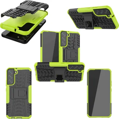 Image de Étui de protection hybride vert pour Samsung Galaxy S22 Plus 5G