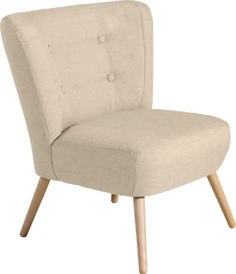 Produktbild von Max Winzer Sessel Neele - Flachgewebe beige - Maße: 69 x 68 x 80 cm
