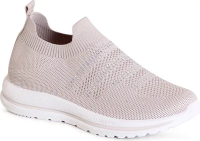 Produktbild von topschuhe24 3152 Damen Glitzer Halbschuhe Light Slipper, Farbe:Beige, Größe:36 EU