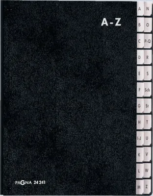 Produktbild von PAGNA Pultordner Classic 24 Fächer A-Z schwarz