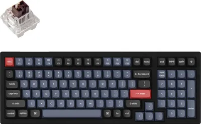 Image de Clavier mécanique sans fil Keychron K4 Pro QMK/VIA, QWERTY US, LED RGB, Brown Keychron K Pro K4P-H3