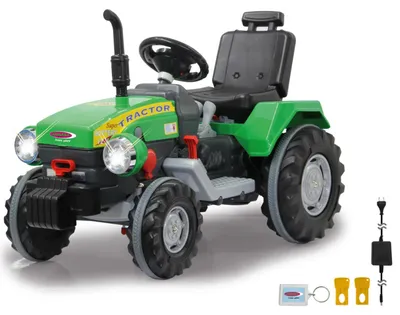 Immagine prodotto di Trattore cavalcabile Power Drag verde 12V
