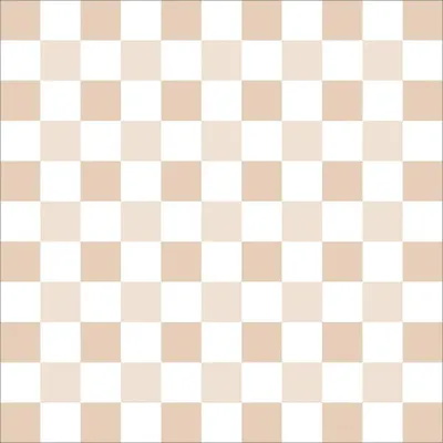Produktbild von Karierter Duschvorhang 180 x 180 cm - Beigefarbenes Wasserdichtes Badvorhang mit Vintage-Schachbrettdesign