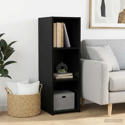 Produktbild von Möbel Sideboard Schwarze Eiche 30 x 41 x 93 cm Holzwerkstoff - Kommoden &57714