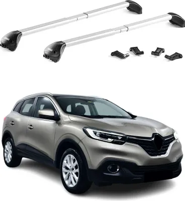Produktbild von Dachträger Grundträger für Renault Kadjar 2015-2022 Aluminium Silber 2 tlg ABE