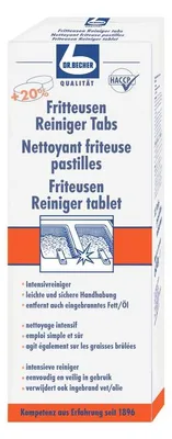Produktbild von "Dr. Becher" Fritteusen Reiniger Tabs weiss