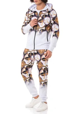 Produktbild von Red Bridge Herren Jogginganzug Set Kapuzenpullover & Hose Luxury Fade