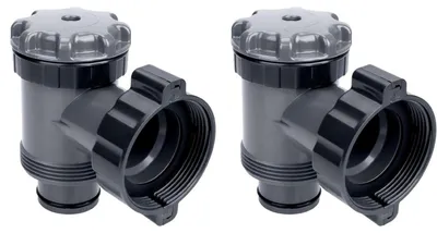 Productafbeelding van Poolslangconnector 38mm, 2 stuks, voor waterin- en uitlaatventiel