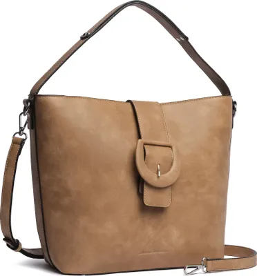 Produktbild von Schultertasche Raffi aus weichem Kunstleder von collezione alessandro