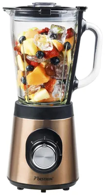 Produktbild von Bestron Standmixer, mit Puls-Funktion, 500 Watt, 1,5 Liter, Farbe: Kupfer