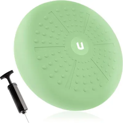 Immagine prodotto di Cuscino da 33 cm con pompa, a protuberanze, gonfiabile, anti-scoppio, fitness, per la schiena, per il core