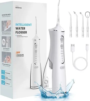Produktbild von Extralink Beauty Intelligent Water Flosser L8 Biały, Irygator, 2000mAh, IPX7