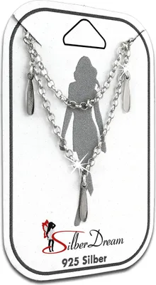 Image de SilberDream Chaîne de cheville 25cm Bijoux pour femmes 925 argent sterling feuilles SDF5045J