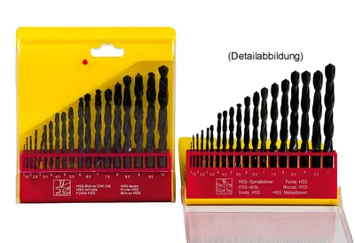 Produktbild von HSS-Metallspiralbohrersatz 1 - 10 mm