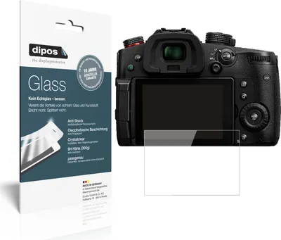 Produktbild von 1x Schutzfolie für Panasonic Lumix GH5 II - Anti-Shock 9H Folie dipos Glass Kunststoffglas