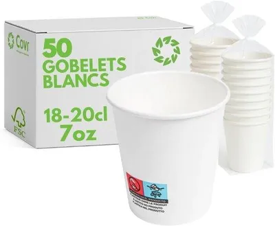 Produktbild von Famanu Papierbecher 180ml - 50 Stück