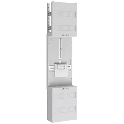 Produktbild von ABN Zählerfeld 3Pkt 1Z o,V,/ o,B, mit Hutschiene 5-polig, BxH : 250x1050mm Z17001P