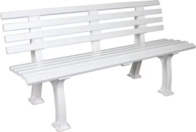 Produktbild von Freiburger Tennisbank weiß 150 cm