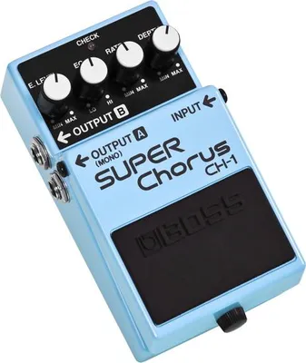 Produktbild von Boss Super Chorus CH-1 Effektpedal Stereo Equalizer 2 Ausgänge für Gitarre, Bass, Keyboard