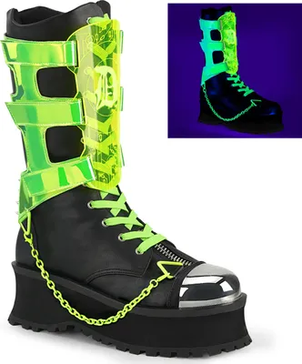 Produktbild von GRAVEDIGGER-255 Uni Boots von DemoniaCult, Schwarz EU 37, US 5