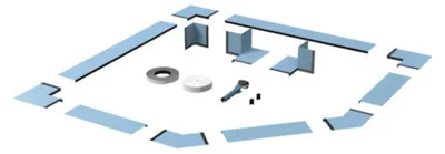 Produktbild von Bette B57-0374 ZUB Duschwanne Duschfläche