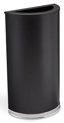 Immagine prodotto di Safco Products, contenitore semisférico, capacità 12,5 litri, colore nero (9940BL)