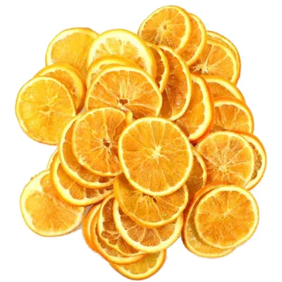 Produktbild von 250g Orangenscheiben Fruchtscheiben getrocknet Trockenfrüchte orange Deko Advent