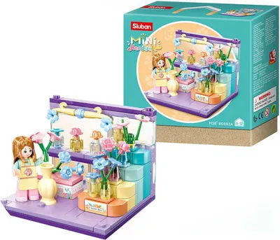 Produktbild von FLOWERHOUSE - Minizimmerblöcke - Sluban - 124 Elemente