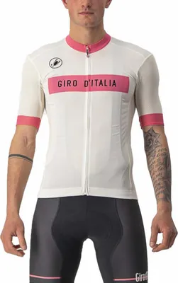 Zdjęcie produktu dla Koszulka rowerowa z krótkim rękawem CASTELLI – GIRO D'ITALIA 2022 – biała, rozmiar XL