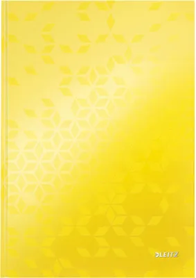 Produktbild von Leitz WOW, Muster, Gelb, A4, 80 Blätter, 90 g/m², Liniertes Papier