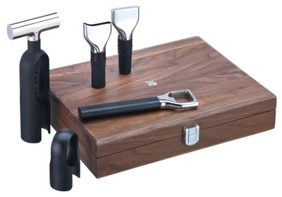 Imagen del producto de WMF Set de sommelier Baric, de 5 piezas, acero inoxidable