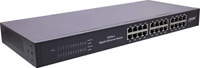 Immagine prodotto di InLine® Gigabit Netzwerk Switch 24-Port, 1Gb/s, 48,26cm (19"), 1HE, Metall