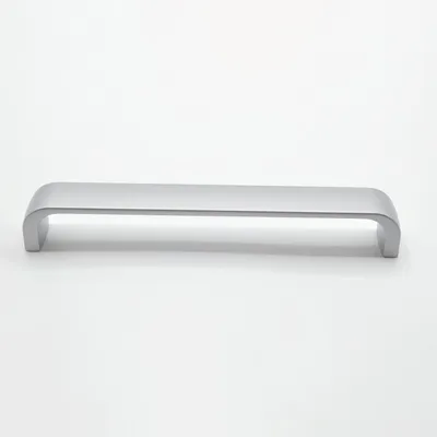 Image de Poignée de meuble en zamac E 160 mm ALUMINIUMLot de 6