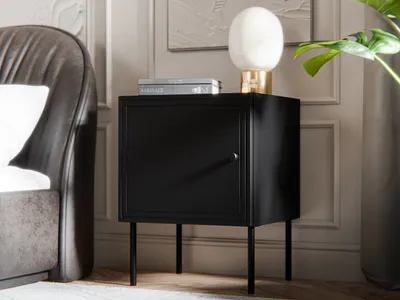 Image de Lot de 2 tables de chevet VANILIA - noir