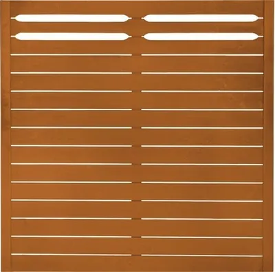 Produktbild von Zaun Hauptelement Konsta Ground 180 x 180 cm kirschbaumoptik