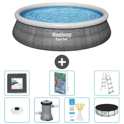 Produktbild von Bestway Fast Set Rund - 457x107 cm - 8-teilig  S486