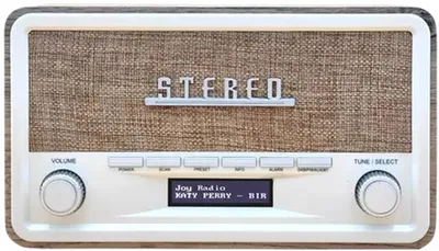 Produktbild von Denver DAB-18LW Digitalradio Holzoptik hell