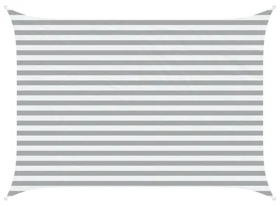 Obrázek produktu pro vidaXL Sluneční plachta, světle šedá a bílá, 3,5 x 2,5 m
