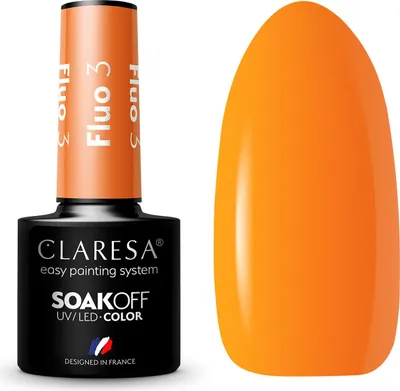 Produktbild von CLARESA Hybrid-Gellack FLUO 3 -5g