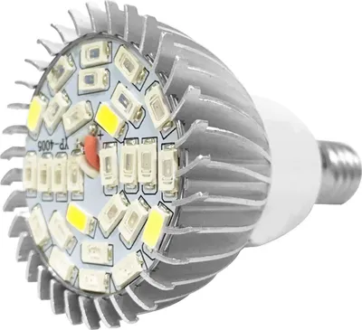 Obrázok produktu pre 28 W LED rastové osvetlenie s plným spektrom pre kvetinové rastliny, 85 V – 265 V, E14
