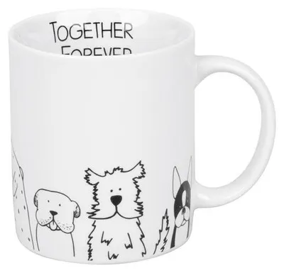 Produktbild von Könitz Kaffeebecher Funny dogs 330ml