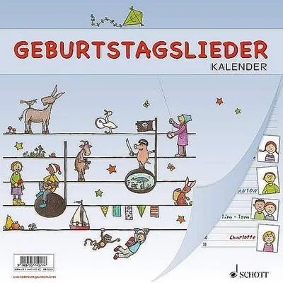 Produktbild von Geburtstagslieder Kalender