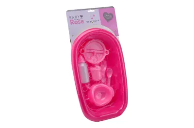 Produktbild von Badewanne für Puppen mit Zubehör