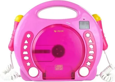 Produktbild von Karaoke CD Player MP3 2 Mikros pink