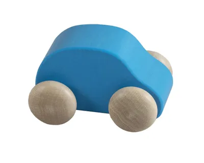 Produktbild von Mein erstes blaues Holz-Spielzeugauto für Kinder ab 1 Jahr