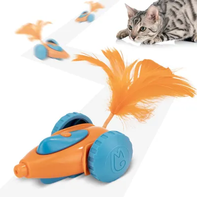 Interaktives Katzenspielzeug – elektrische Maus mit Sensor