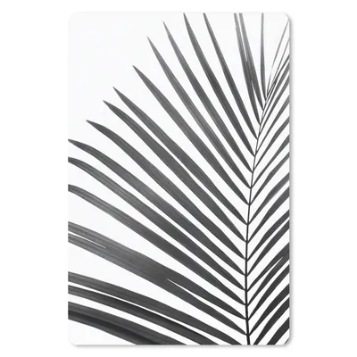 Produktbild von MuchoWow® Mauspad Mousepad Pflanze - Schwarz und weiß - Natur - Blatt 40x60 cm - Mousepads - Maus Mat - Pad - Mausunterlage - Schreibtisch Accesoire