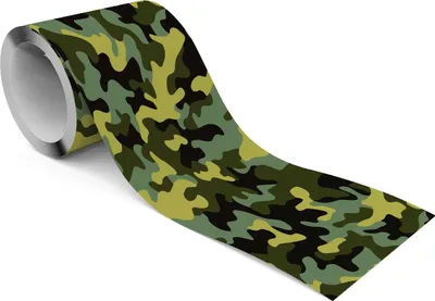 Produktbild von Muralo Selbstklebende Bordüre Tapetenbordüre grünes CAMOUFLAGE-MUSTER Wanddeko