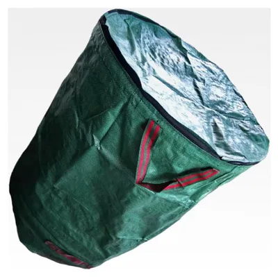 Produktbild von Gartenabfallsack 120l mit Deckel Faltbarer Laubsack aus PP-Gewebe für Garten- und Hofabfälle