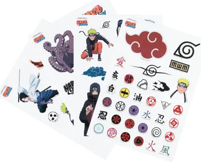 Produktbild von Erik Editores Naruto Shippuden Reusable Aufkleber Mehrfarbig  Mehrfarbig One Size